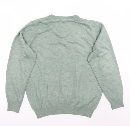 Cotton Traders Mens Green   Pullover Jumper Size M