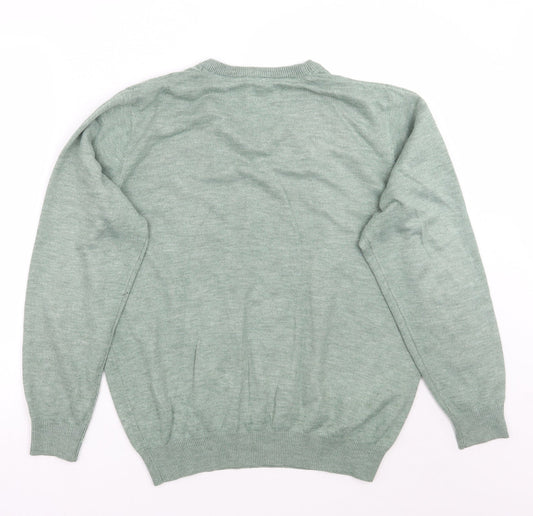 Cotton Traders Mens Green   Pullover Jumper Size M