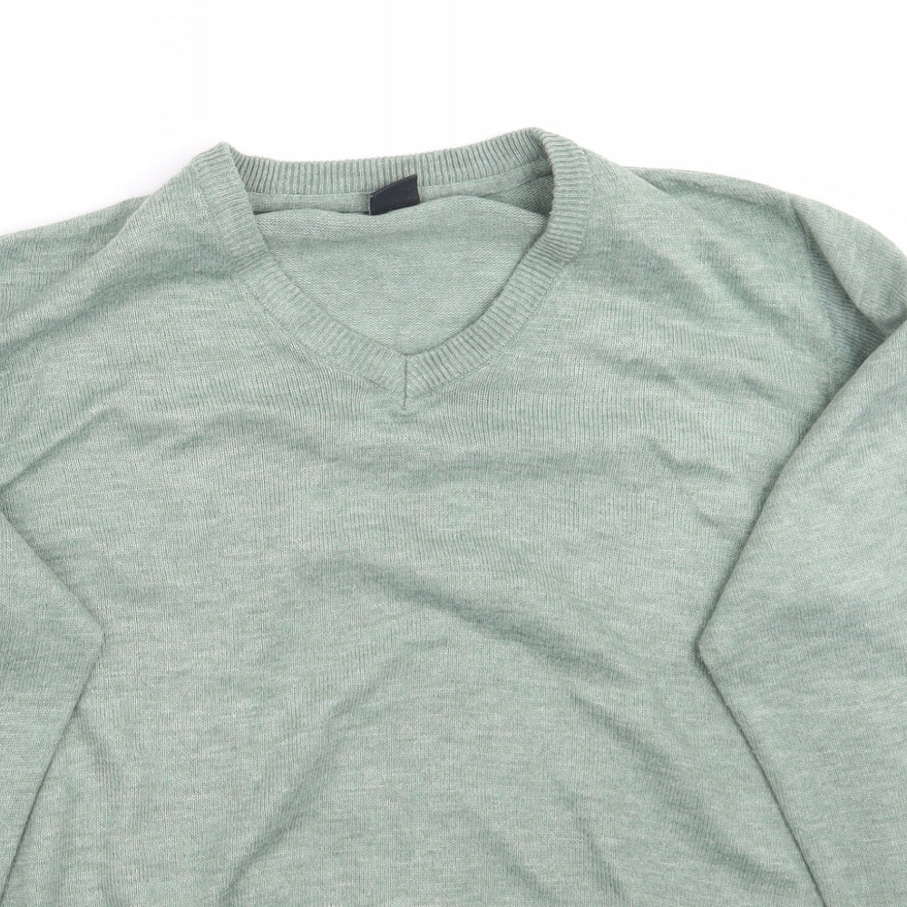 Cotton Traders Mens Green   Pullover Jumper Size M