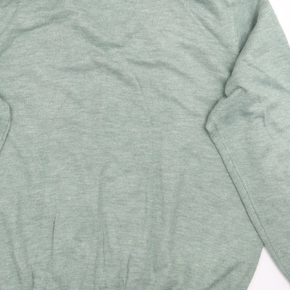 Cotton Traders Mens Green   Pullover Jumper Size M