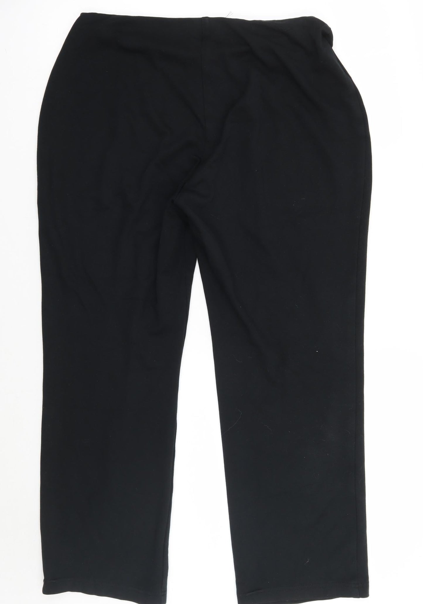Womens UK Size 14 Marks and Spencer Regular Fit  Black Trousers