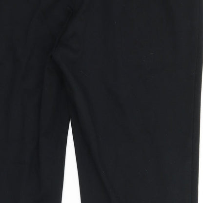 Womens UK Size 14 Marks and Spencer Regular Fit  Black Trousers