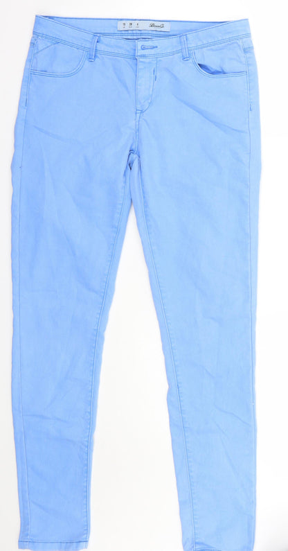 Denim & Co. Womens Blue   Skinny Jeans Size 10 L29 in