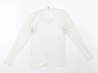 octove Womens White   Pullover Sweatshirt Size XS