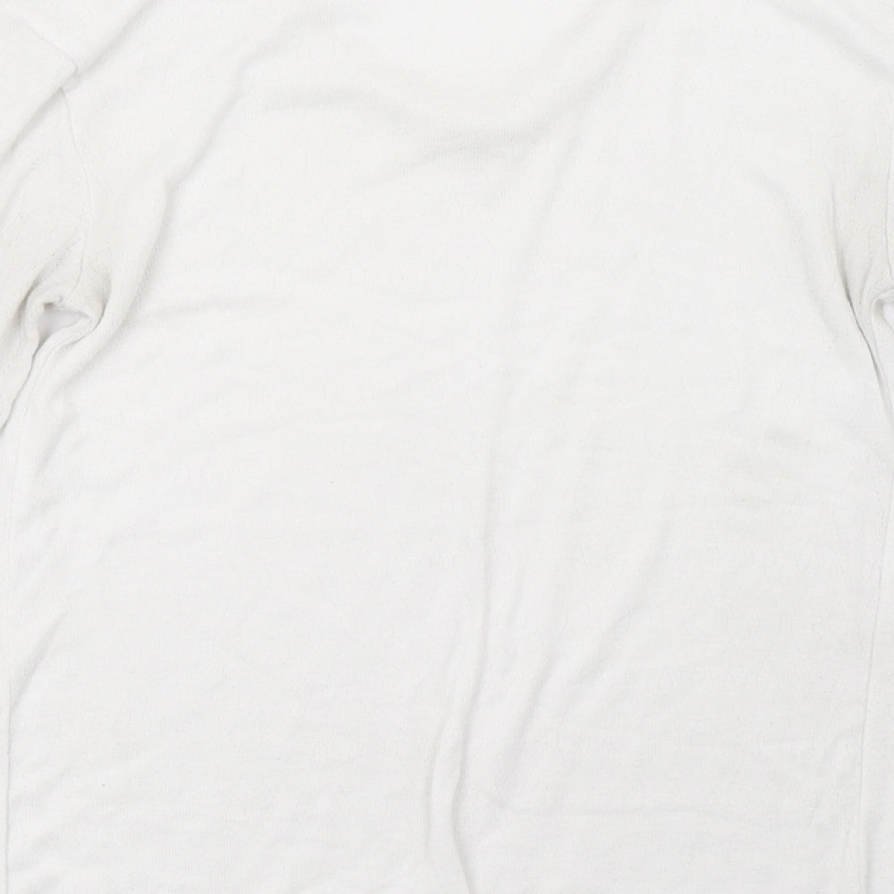 octove Womens White   Pullover Sweatshirt Size XS
