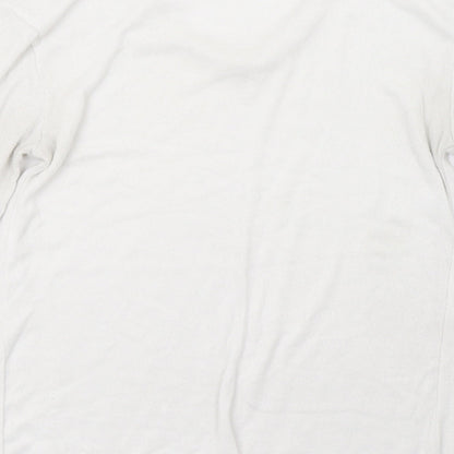 octove Womens White   Pullover Sweatshirt Size XS