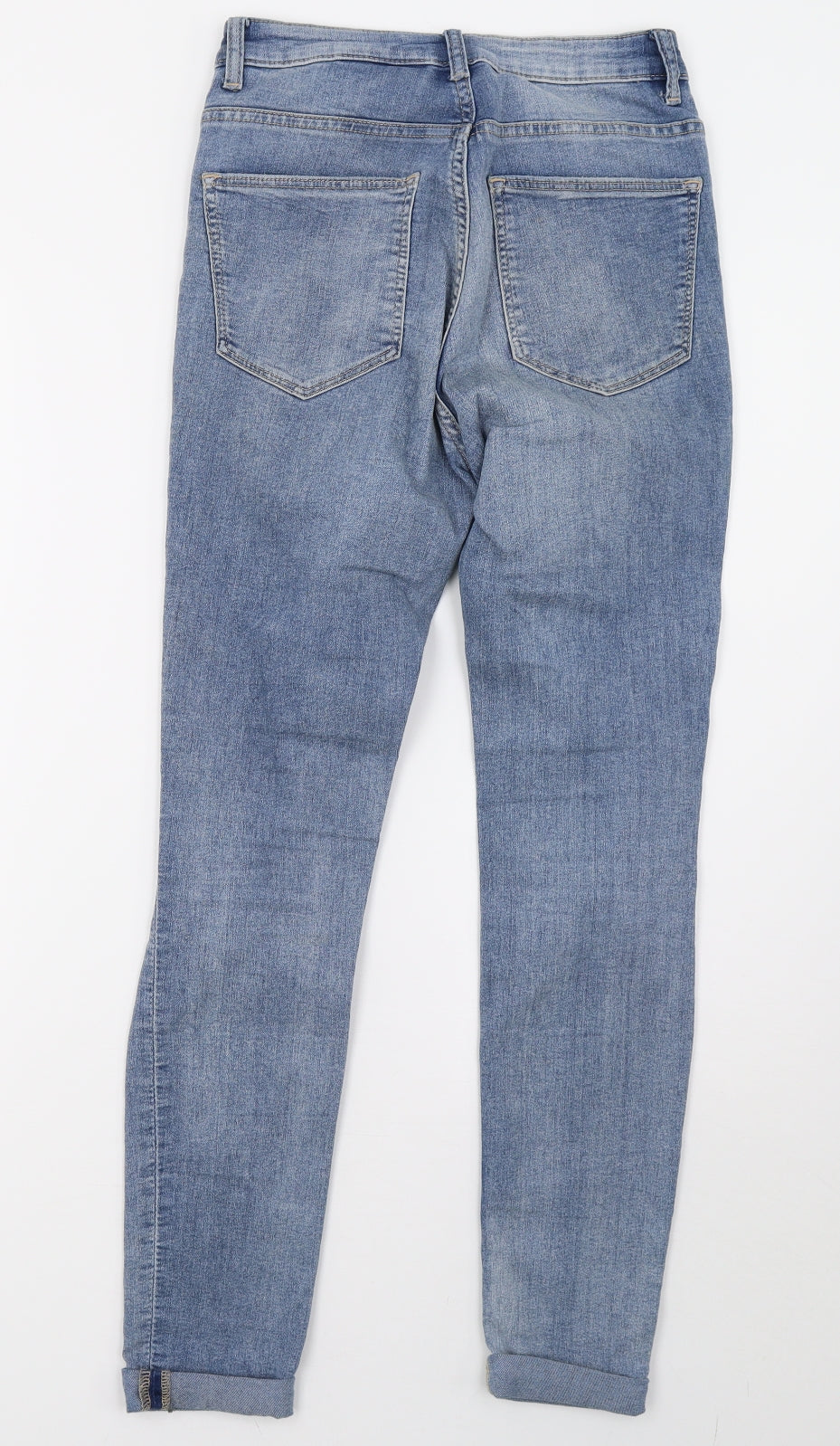 Womens UK Size 6 H&M Regular Fit Skinny Blue Jeans