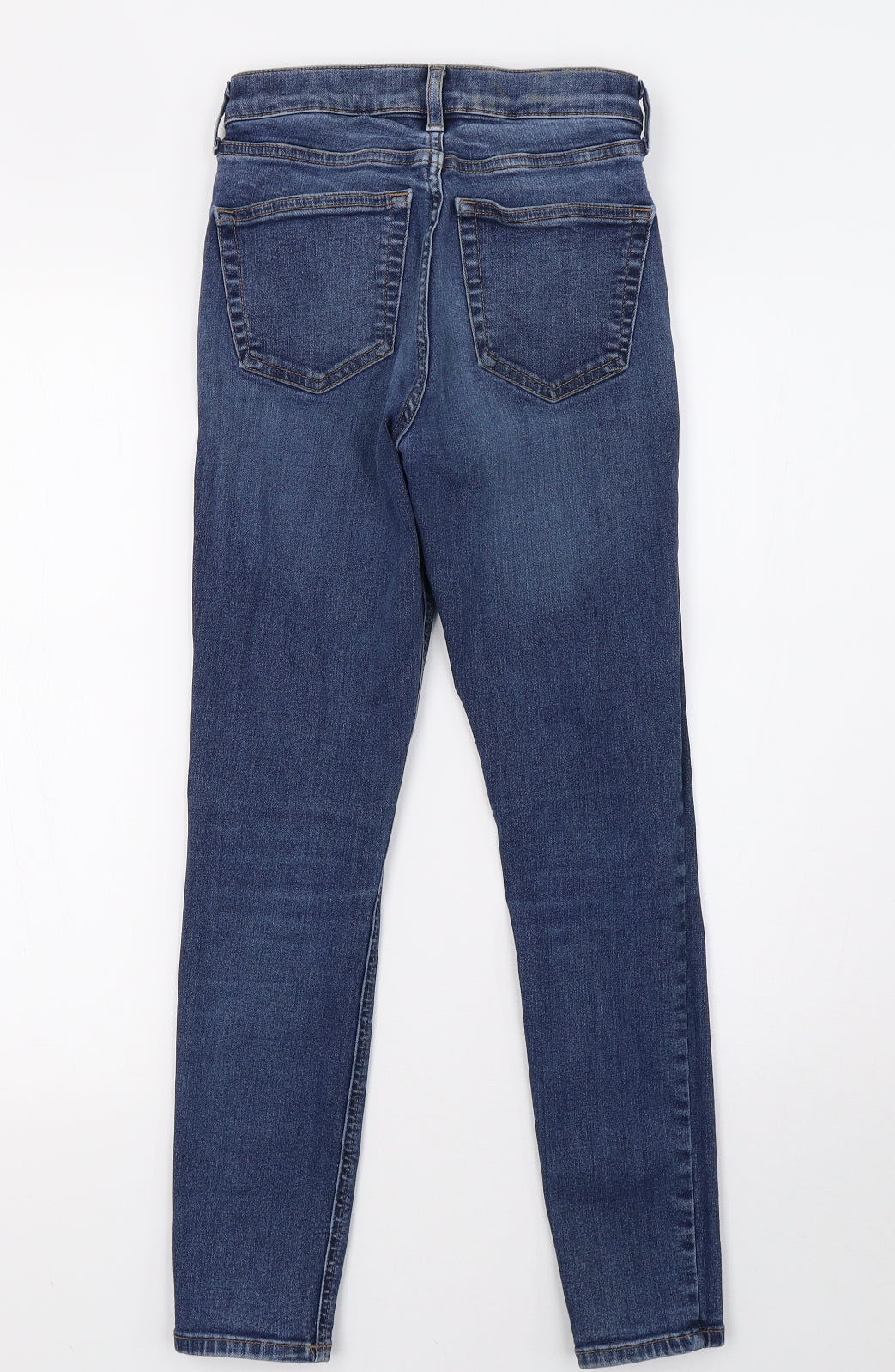 Topshop Womens Blue  Denim Skinny Jeans Size 26 L32 in