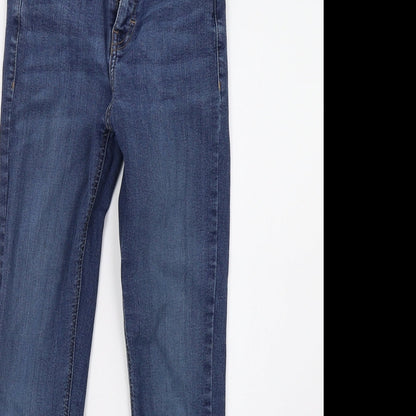 Topshop Womens Blue  Denim Skinny Jeans Size 26 L32 in