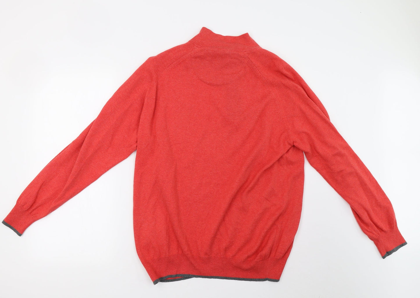 Mens UK Size L Marks and Spencer Red Pullover Sweatshirt