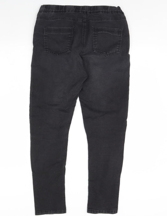 George Womens Black  Denim Skinny Jeans Size 12 L30 in