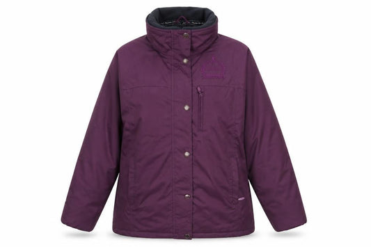 Jack turkey Womens Purple  Fleece Rain Coat Coat Size 10