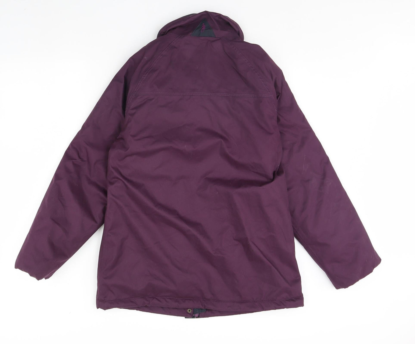 Jack turkey Womens Purple  Fleece Rain Coat Coat Size 10