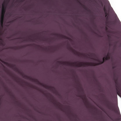 Jack turkey Womens Purple  Fleece Rain Coat Coat Size 10