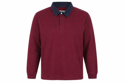 Mens UK Size M m&s Red Henley Jumper