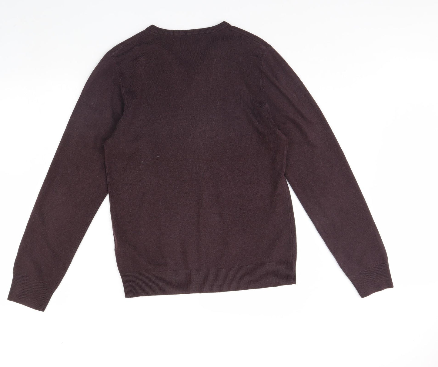 m&s Mens Purple   Pullover Jumper Size M