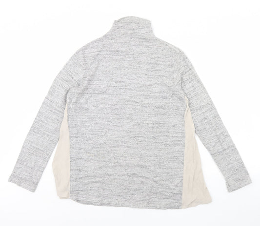 Womens UK Size 10 NEXT Grey Pullover Jumper