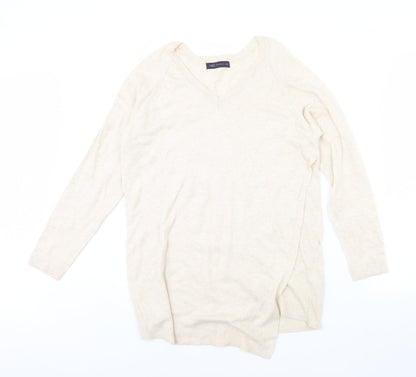 Womens UK Size 14 M&S Beige Pullover Jumper