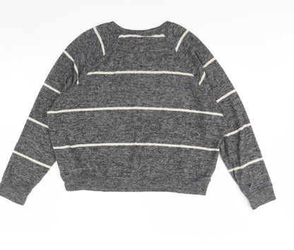 Womens UK Size S H&M Grey Pullover Jumper