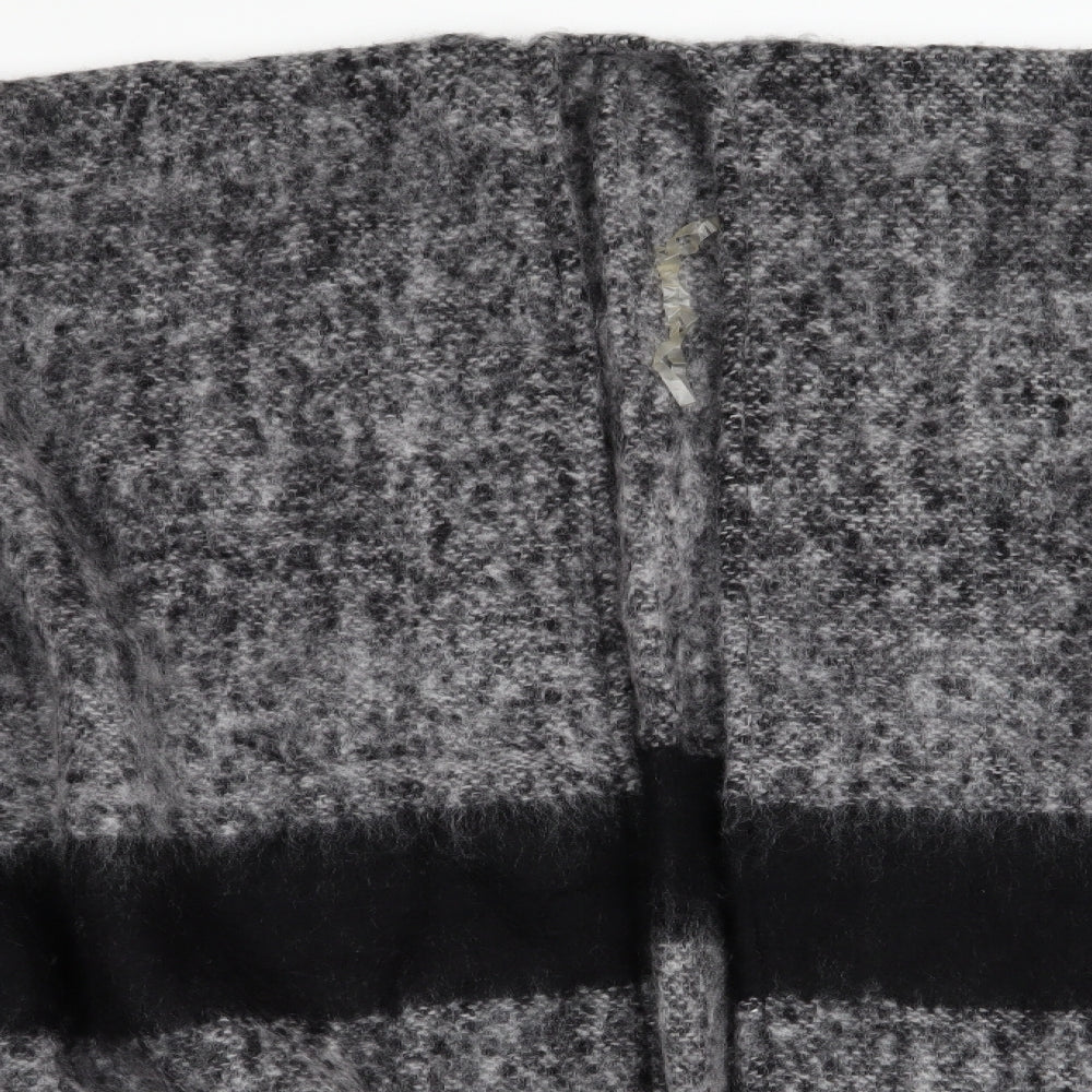Womens UK Size One Size Preworn Black Overcoat