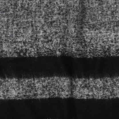 Womens UK Size One Size Preworn Black Overcoat