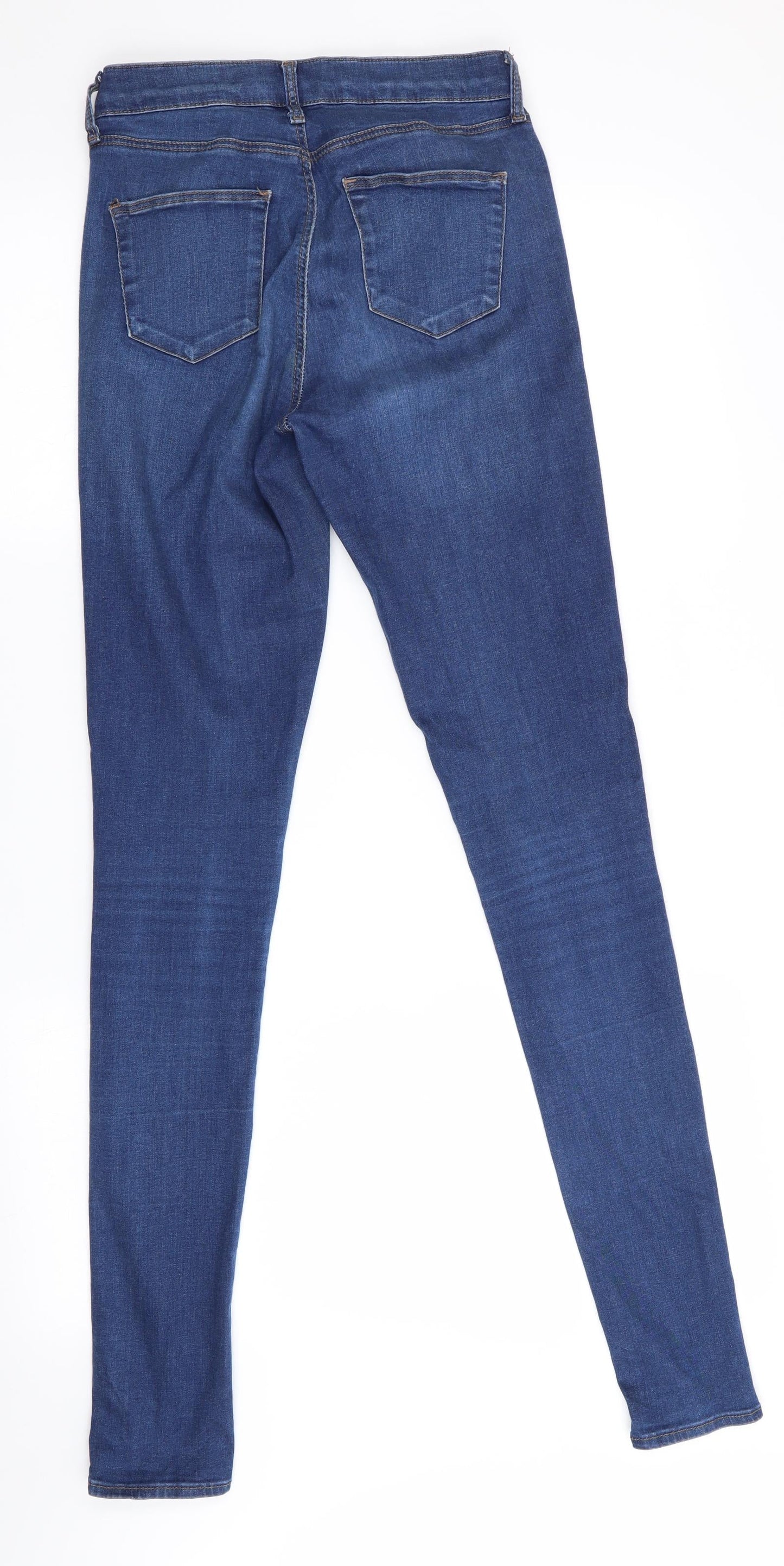 Mens UK Size 26 in Topman Regular Fit Skinny Blue Jeans
