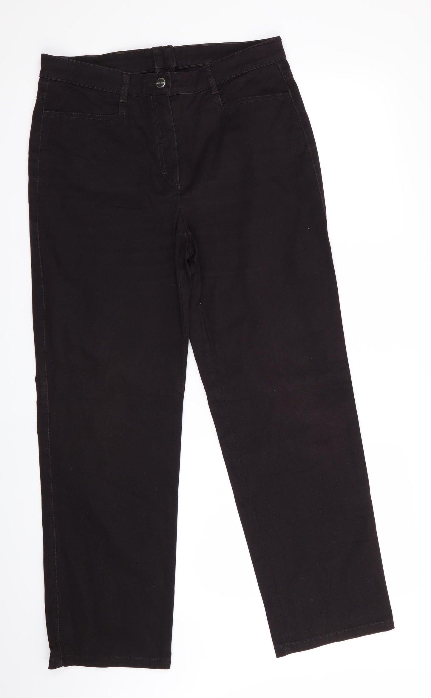 Womens UK Size 10 ZERRES Regular Fit  Brown Trousers