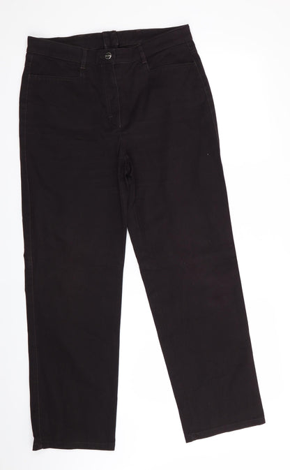 Womens UK Size 10 ZERRES Regular Fit  Brown Trousers