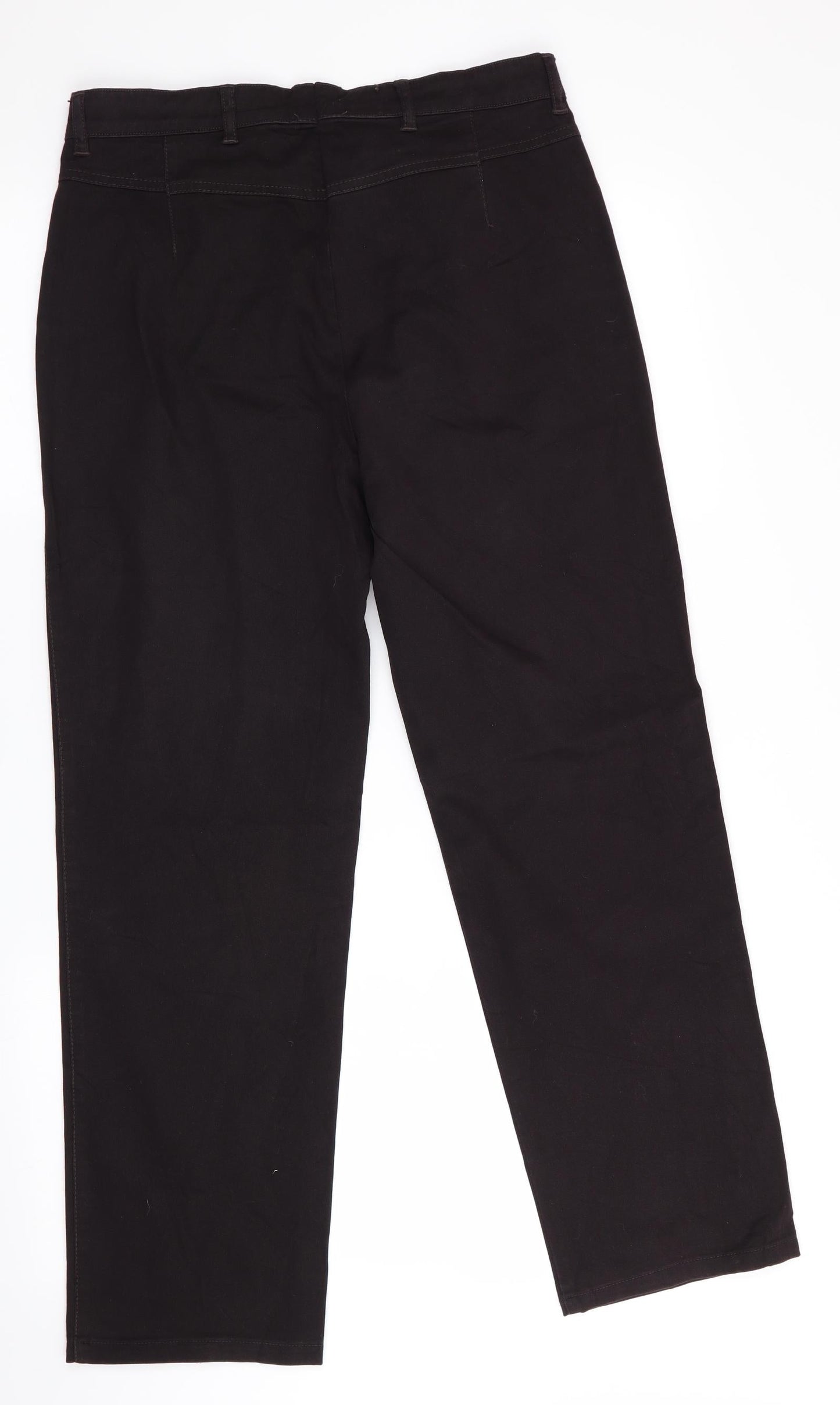 Womens UK Size 10 ZERRES Regular Fit  Brown Trousers