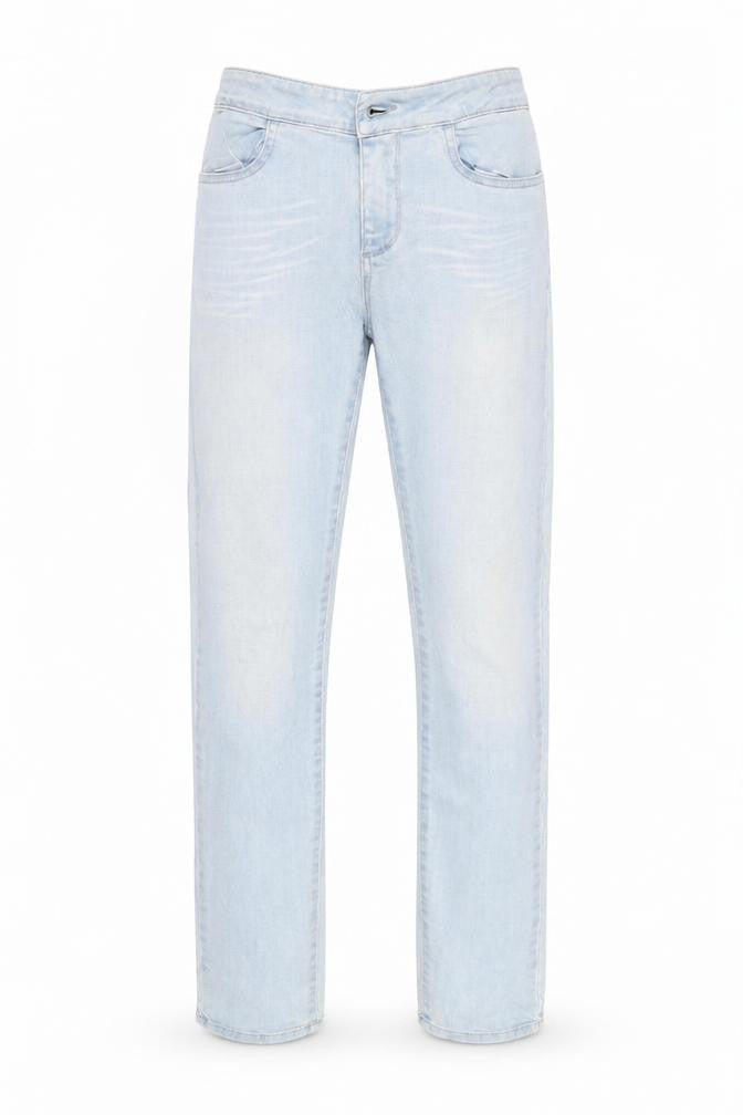 Mens UK Size M Global Funk Regular Fit Straight Blue Jeans
