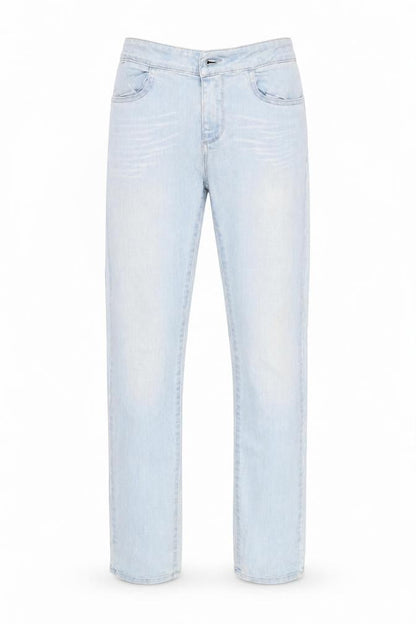 Mens UK Size M Global Funk Regular Fit Straight Blue Jeans