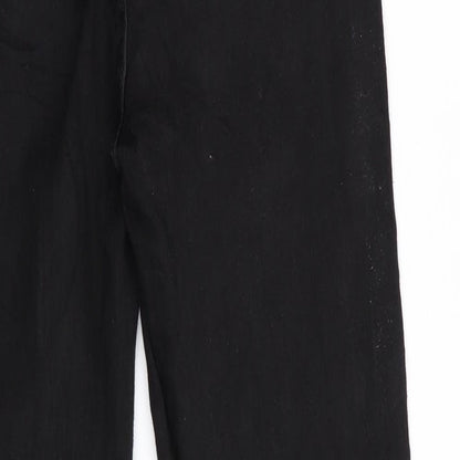 Mens UK Size 26 in Noisy may Regular Fit Skinny Black Jeans