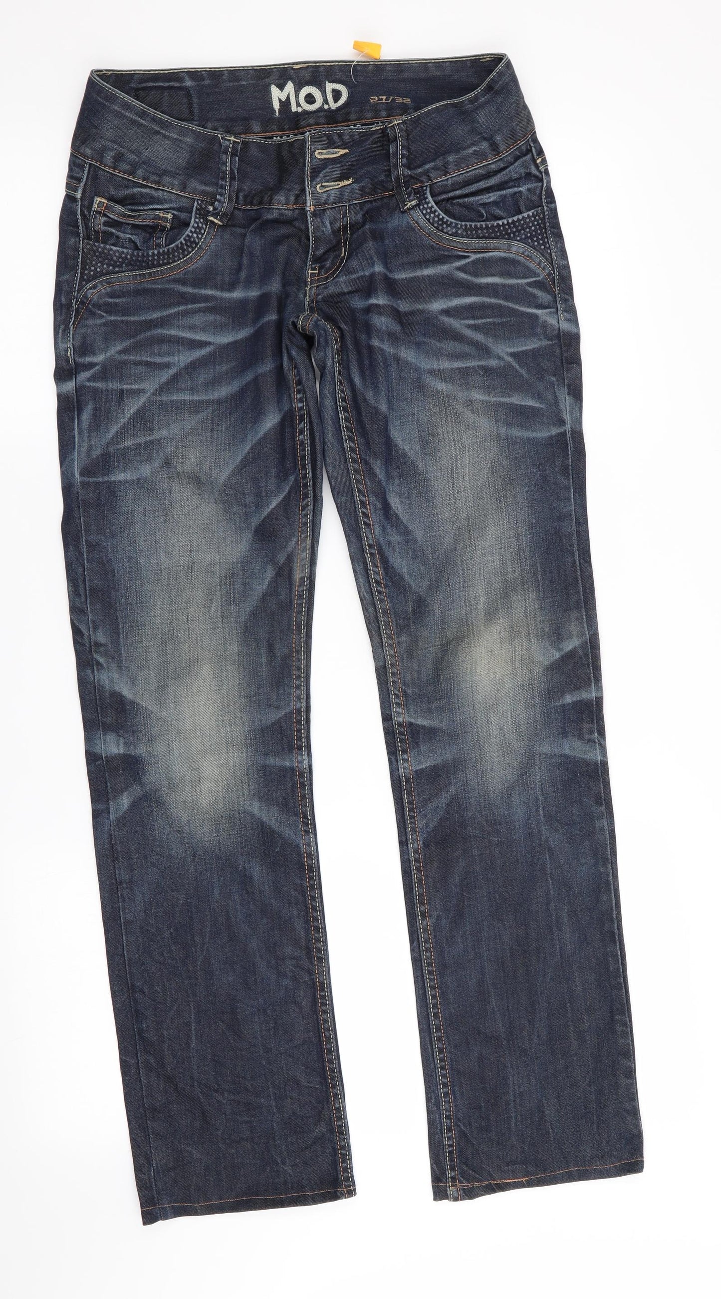 MOD Mens Blue   Straight Jeans Size 27 in L30 in