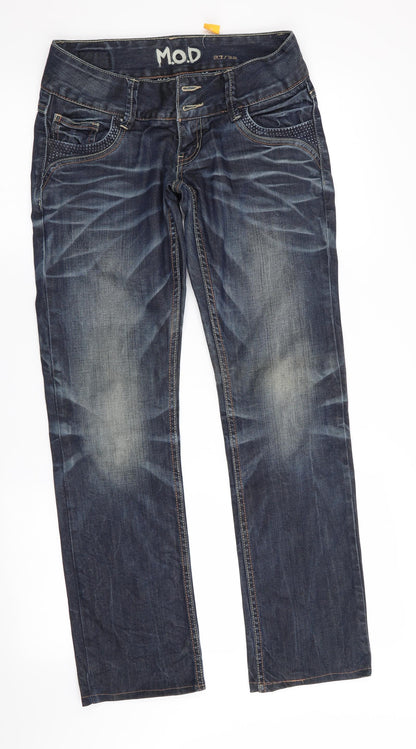 MOD Mens Blue   Straight Jeans Size 27 in L30 in