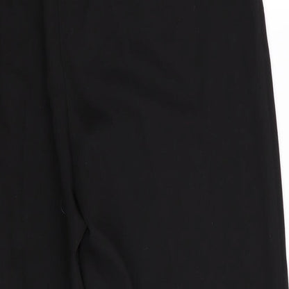 New Look Womens Black   Trousers  Size 12 L27 in - Park back elastication