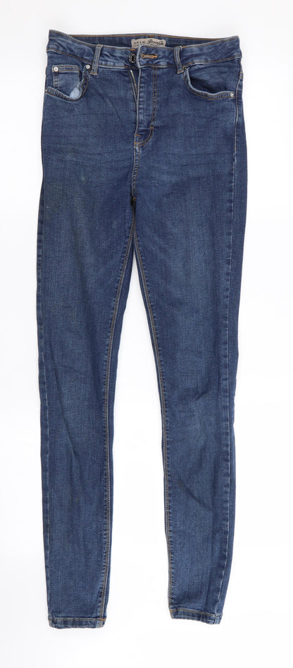 Denim Co Womens Blue   Skinny Jeans Size 10 L30 in