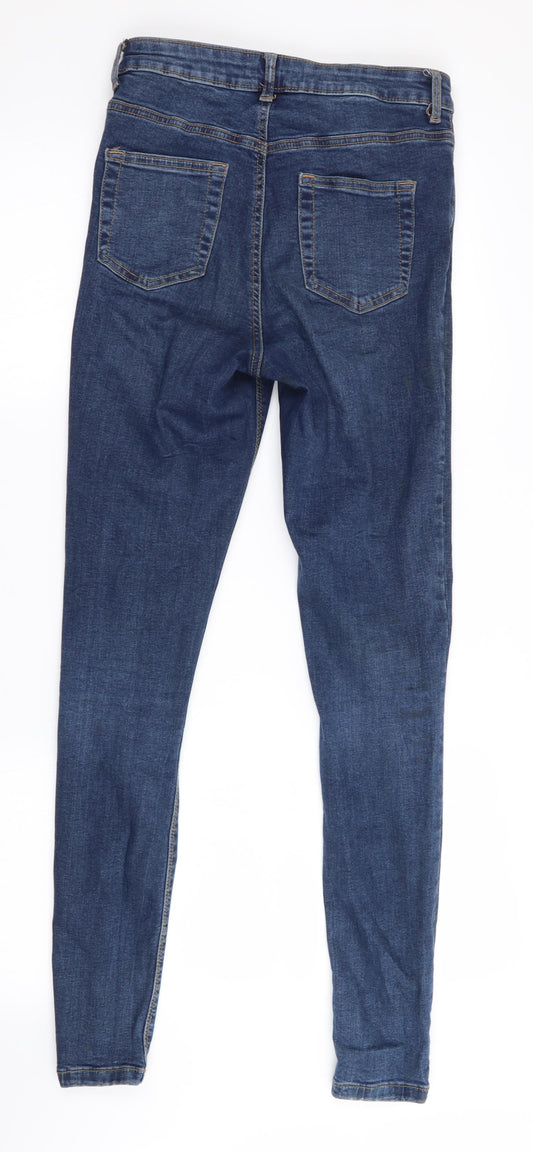 Denim Co Womens Blue   Skinny Jeans Size 10 L30 in
