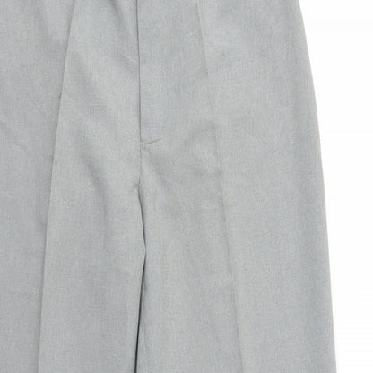 Womens UK Size 14 Street One Regular Fit Dress Pants Grey Trousers