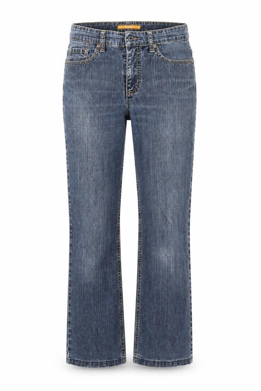 Womens UK Size 38 in MAC Regular Fit Straight Blue Jeans