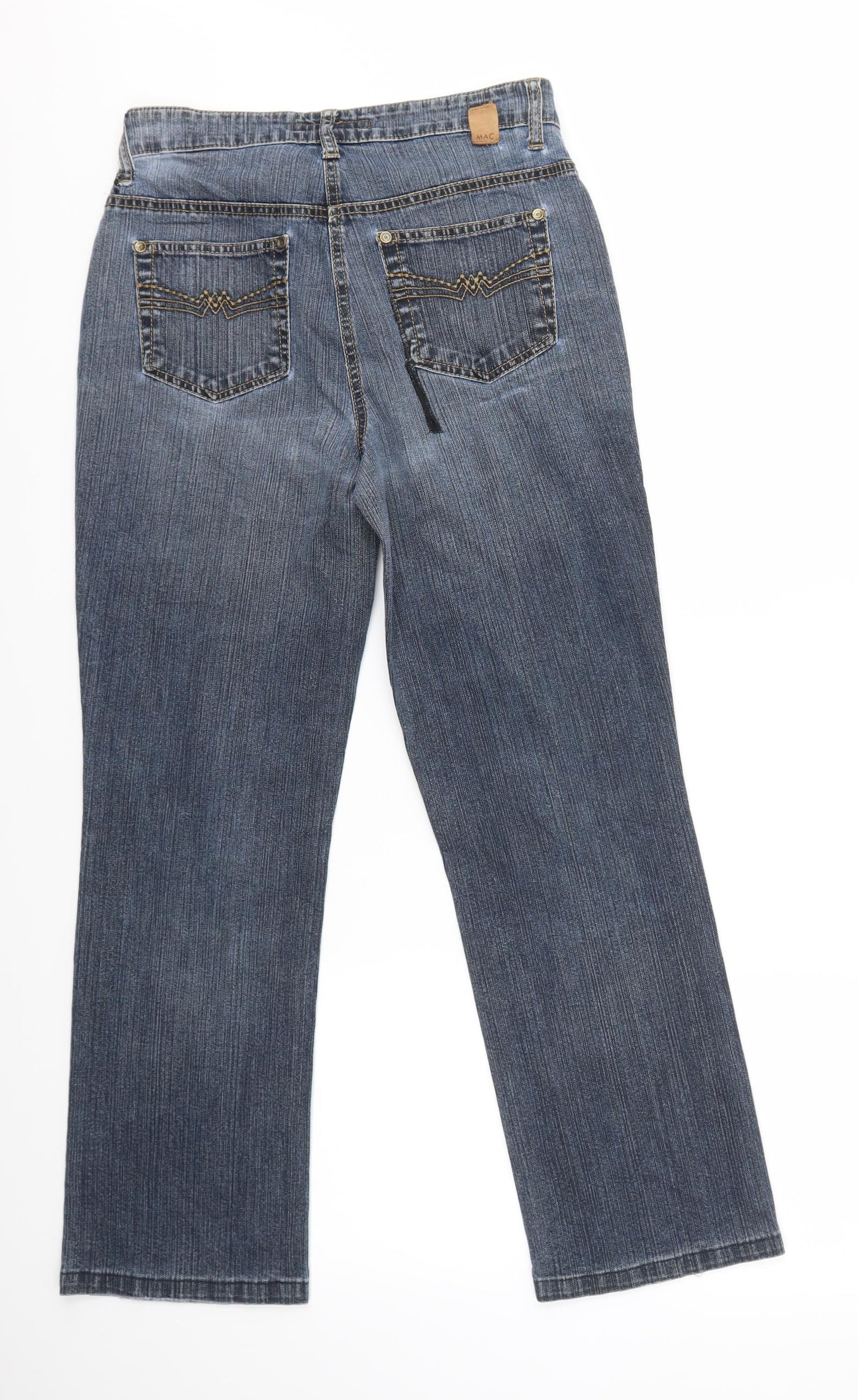 MAC Womens Blue   Straight Jeans Size 38 in L32 in - MELANIE