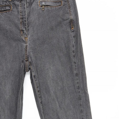 Mia Linea Womens Grey   Bootcut Jeans Size 32 in L30 in
