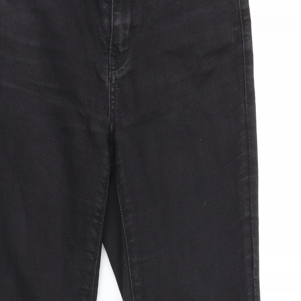 Womens UK Size 10 H&M Regular Fit Skinny Black Jeans