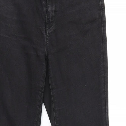 Womens UK Size 10 H&M Regular Fit Skinny Black Jeans