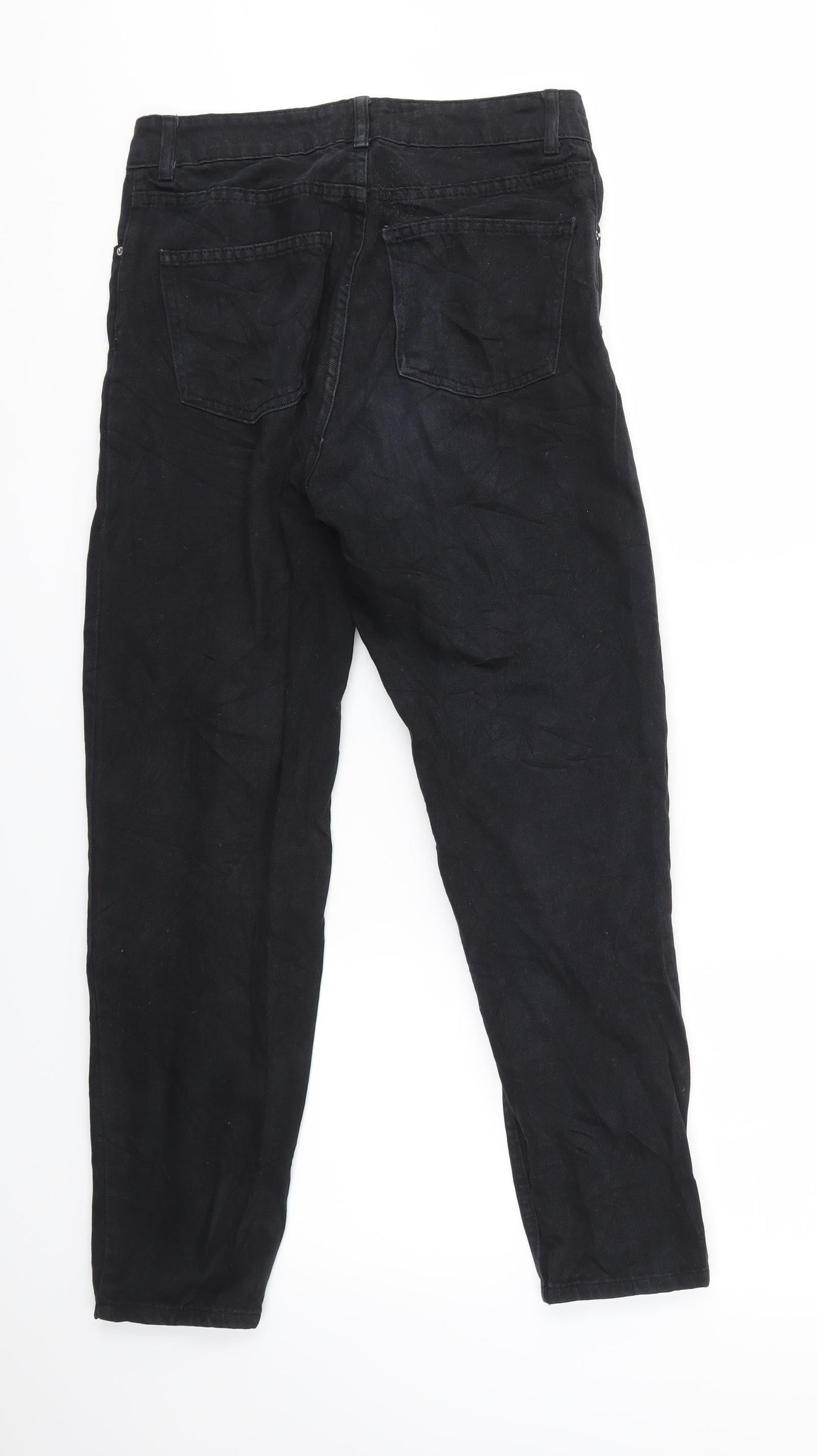 INS DILVIN Womens Black   Straight Jeans Size 6 L26 in