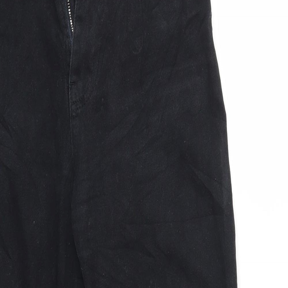INS DILVIN Womens Black   Straight Jeans Size 6 L26 in