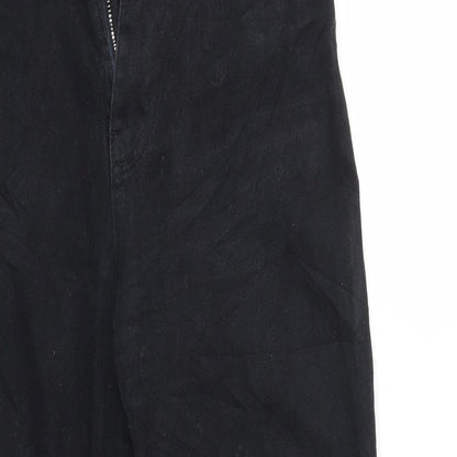 INS DILVIN Womens Black   Straight Jeans Size 6 L26 in