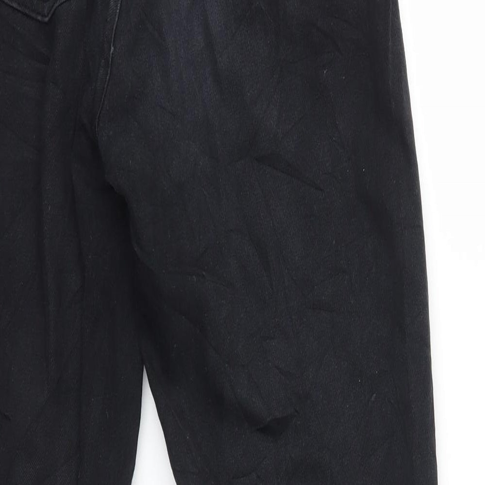INS DILVIN Womens Black   Straight Jeans Size 6 L26 in
