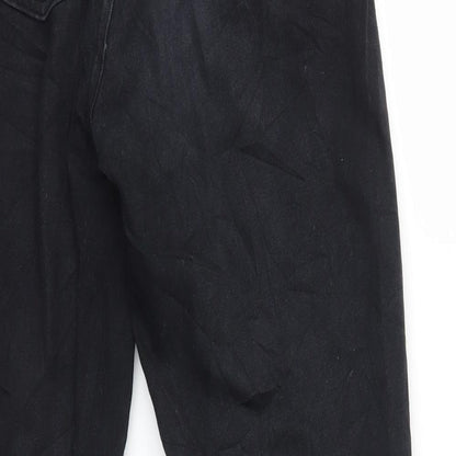 INS DILVIN Womens Black   Straight Jeans Size 6 L26 in