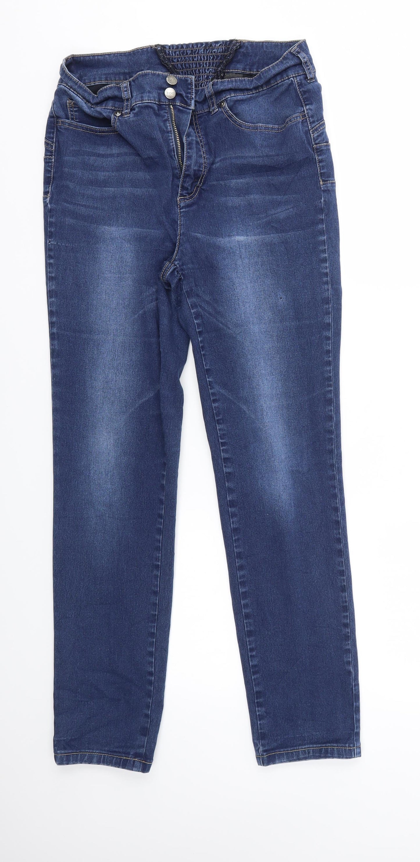 Womens UK Size 16 BPC Regular Fit Skinny Blue Jeans