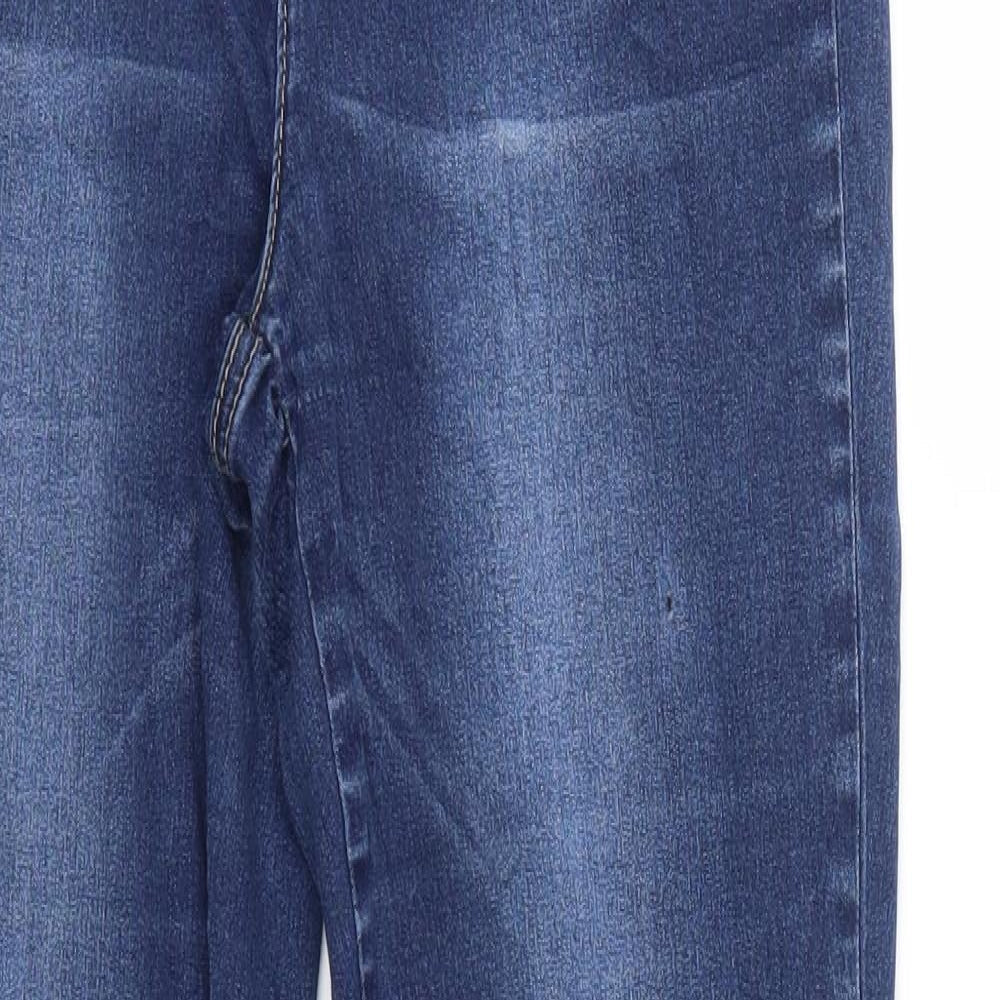 Womens UK Size 16 BPC Regular Fit Skinny Blue Jeans
